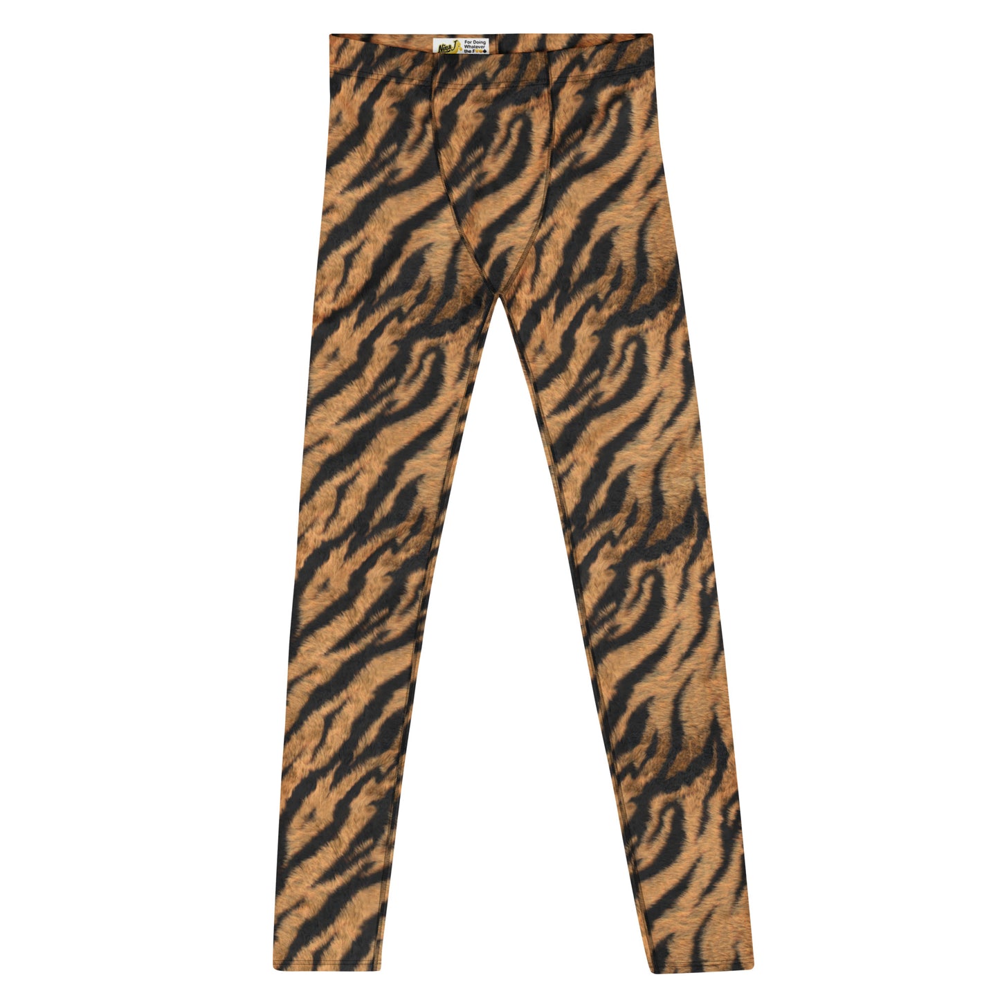 Fur Print Tiger Stripe Festival Meggings Men's Leggings