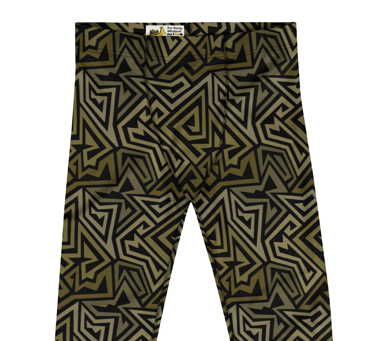 Geometric Camouflage Colours Meggings Mens Leggings