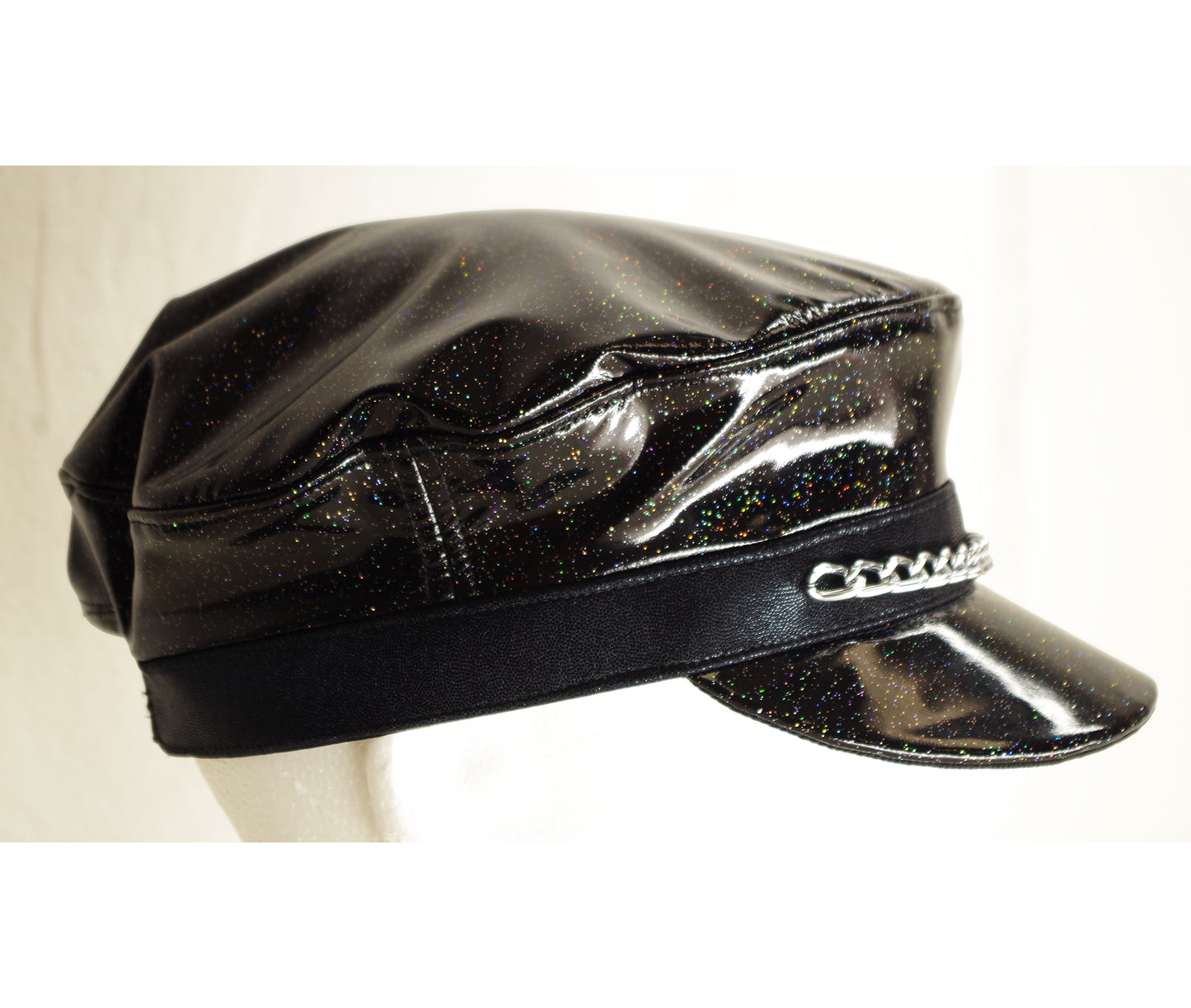 Festival Biker Cap Rave Captain's Hat Handmade in Vancouver