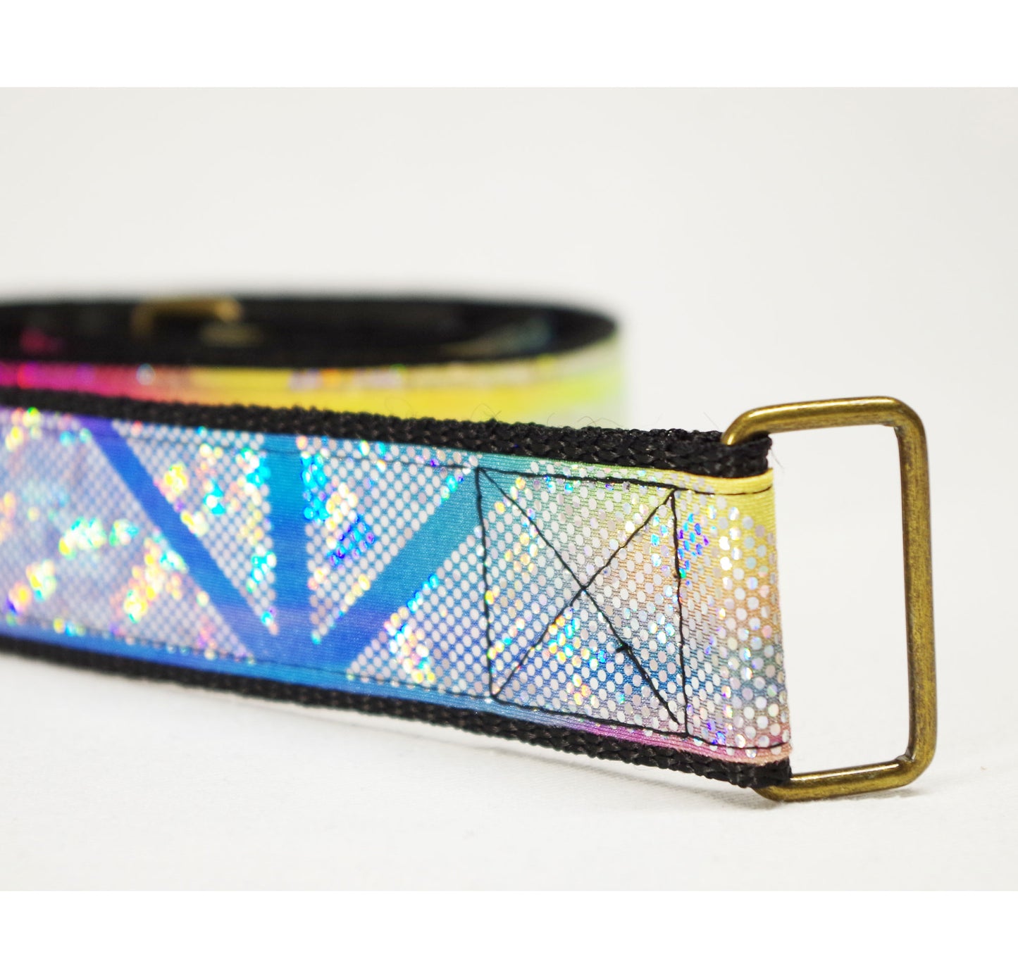 Roller Skate Leash:  Holographic Unicorn Colors