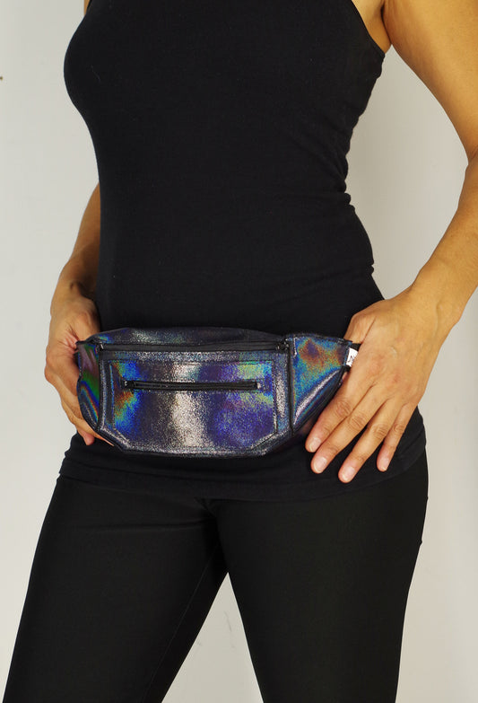 Festival Fanny Pack in Iridescent Black