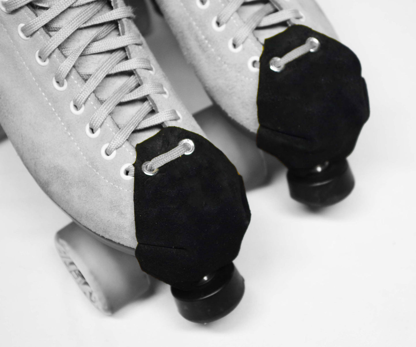 Simple Black Durable Suede Toe Caps