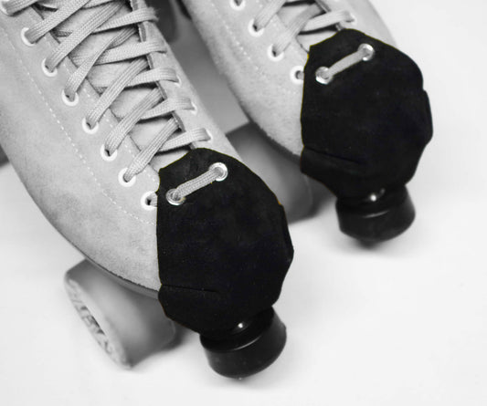 Simple Black Durable Suede Toe Caps