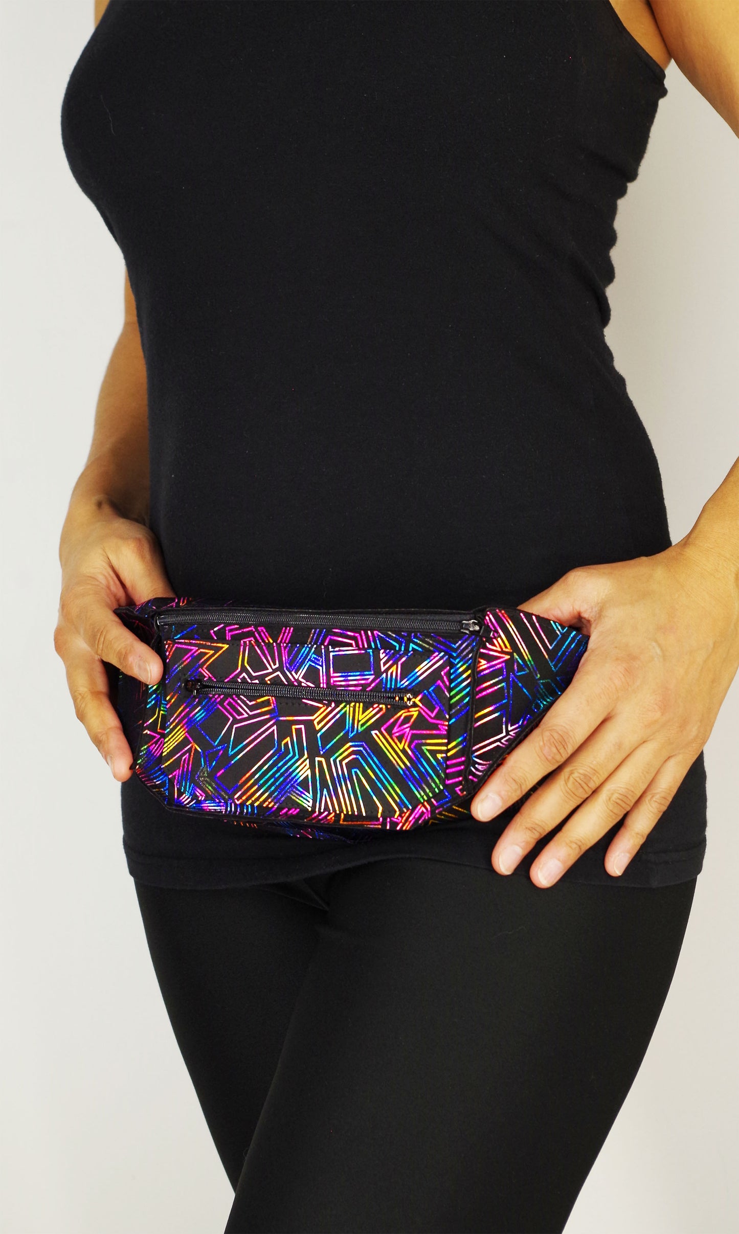 Festival Fanny Pack in Multi-Color Geometric Print