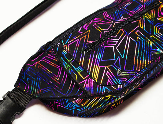 Festival Fanny Pack in Multi-Color Geometric Print