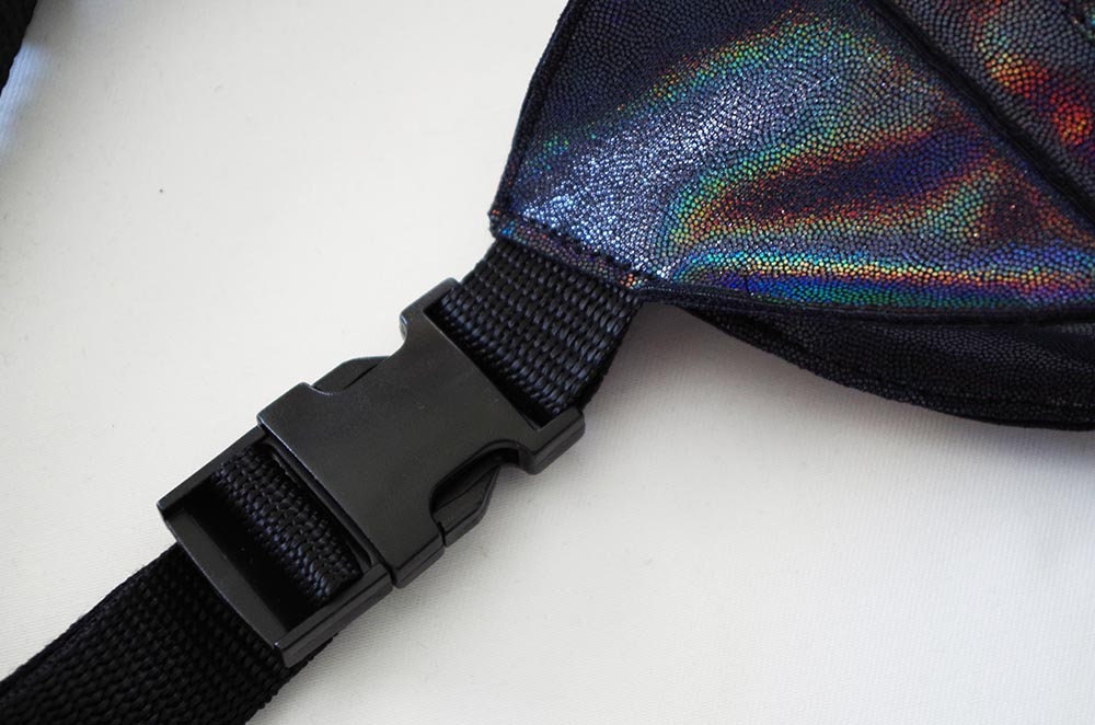 Festival Fanny Pack in Iridescent Black