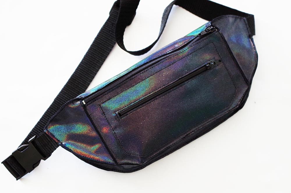 Festival Fanny Pack in Iridescent Black