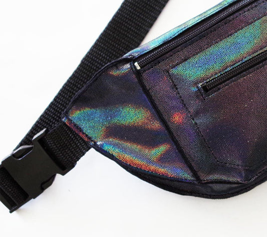 Festival Fanny Pack in Iridescent Black