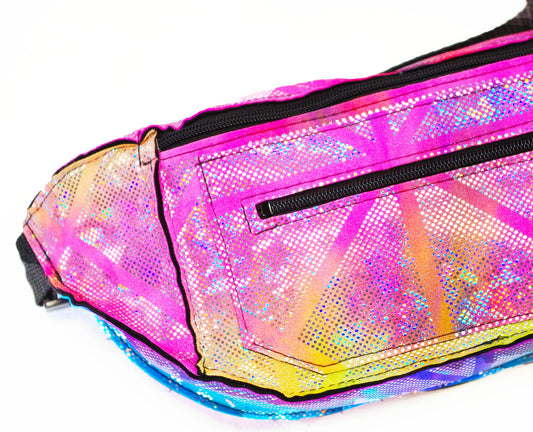 Holographic Unicorn Pink Festival Fanny Pack