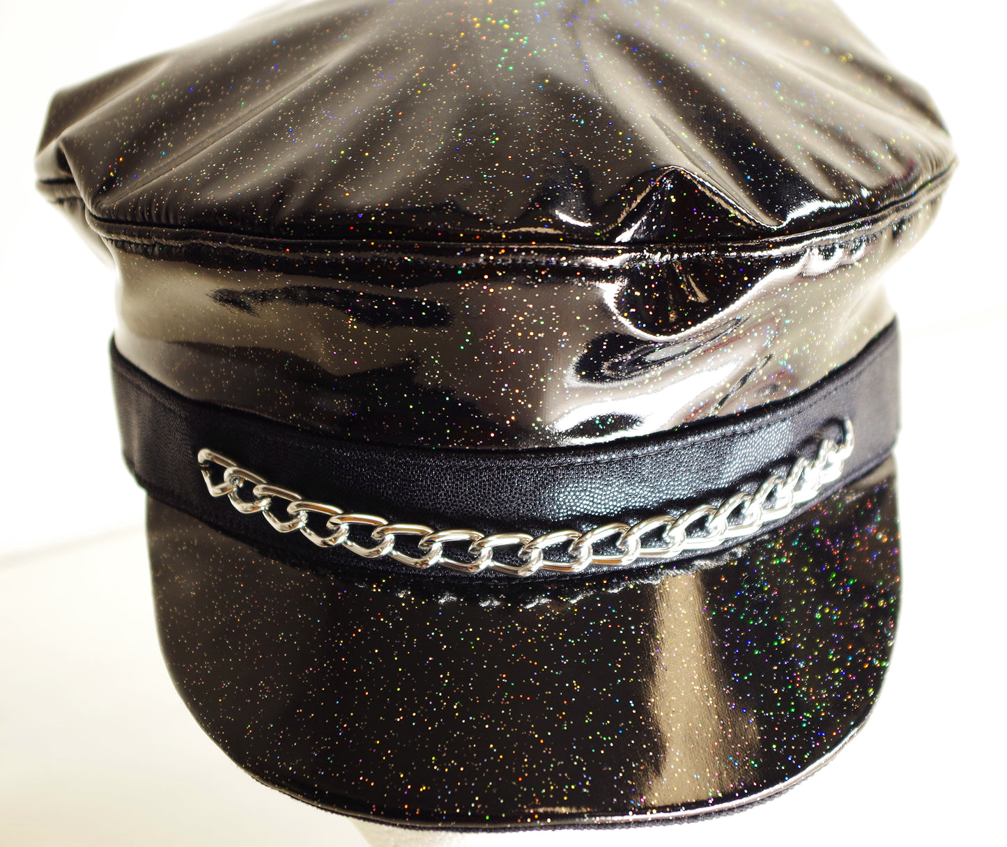 Festival Biker Cap Rave Captain's Hat Handmade in Vancouver