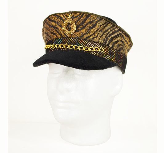 Tiger Brocade Soft Captain's Hat