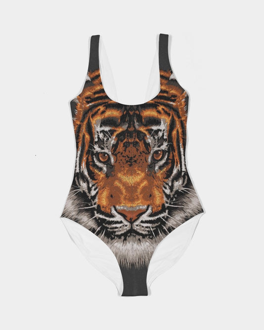 Festival Swimsuit Women's:  Large Tiger Face