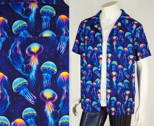 Jellyfish Festival Button Up Shirt